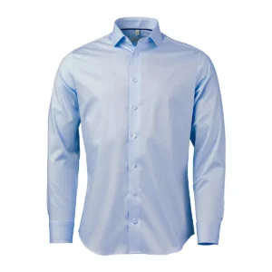 OM02 Light blue stretch twill