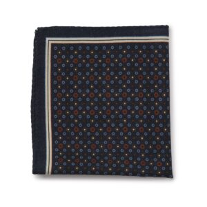 OMA002 Navy mønster pynteklud