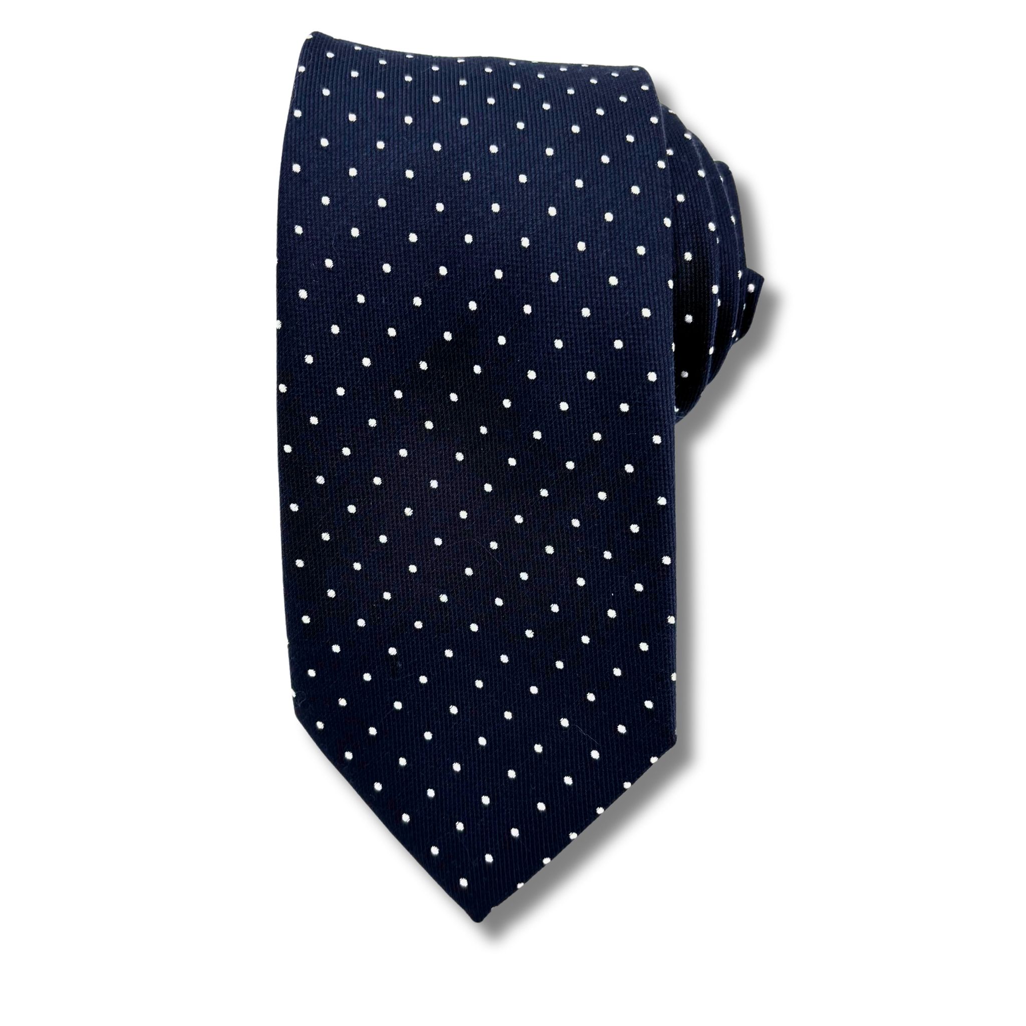 OMS001 Navy prikket slips