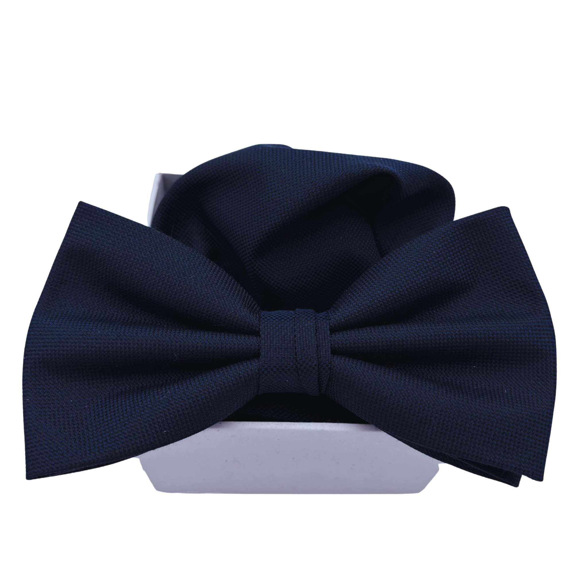 OMB004 Navy ensfarvet butterfly