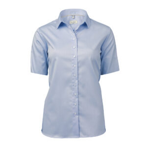 OM02 SS Light blue stretch twill