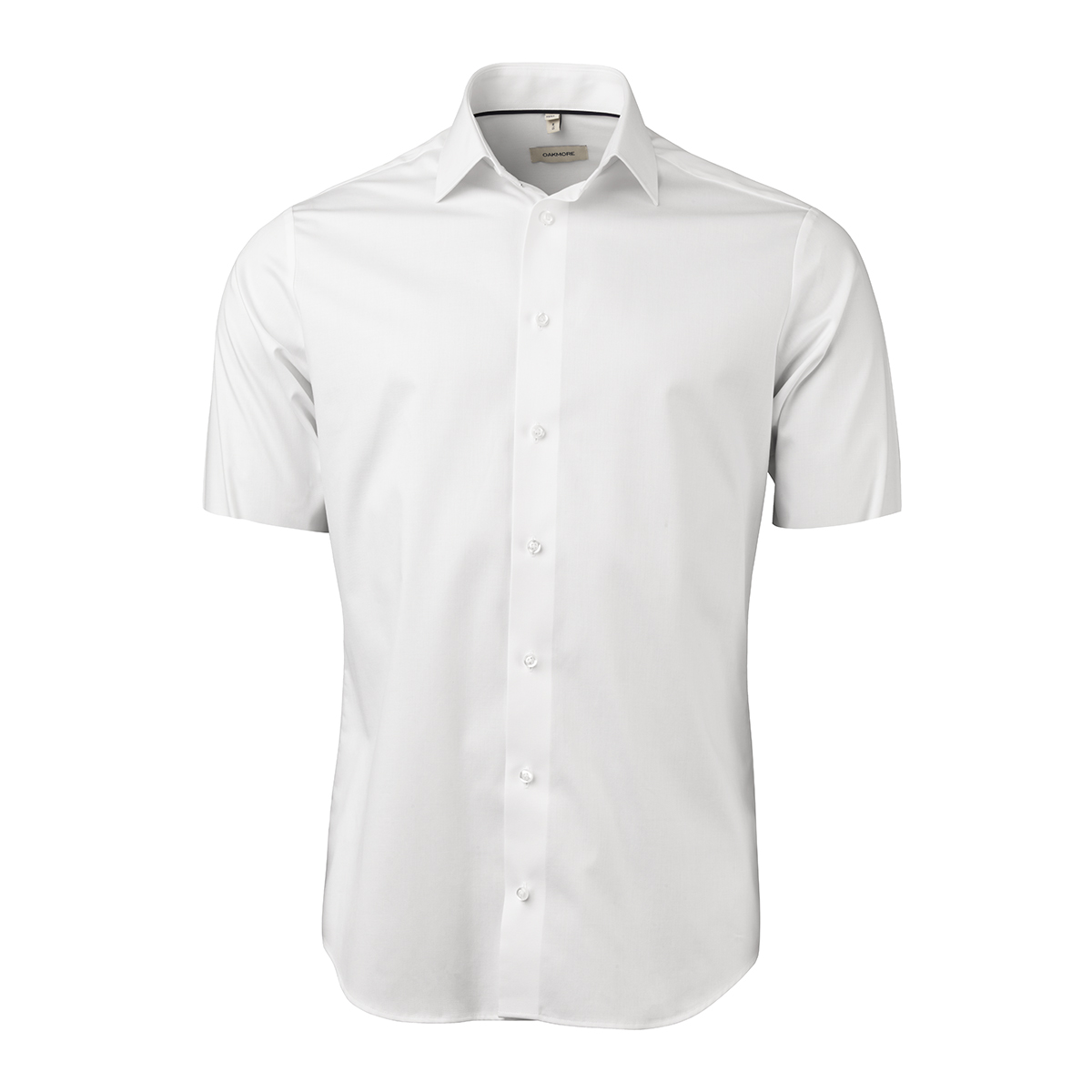 OM01 SS White stretch twill
