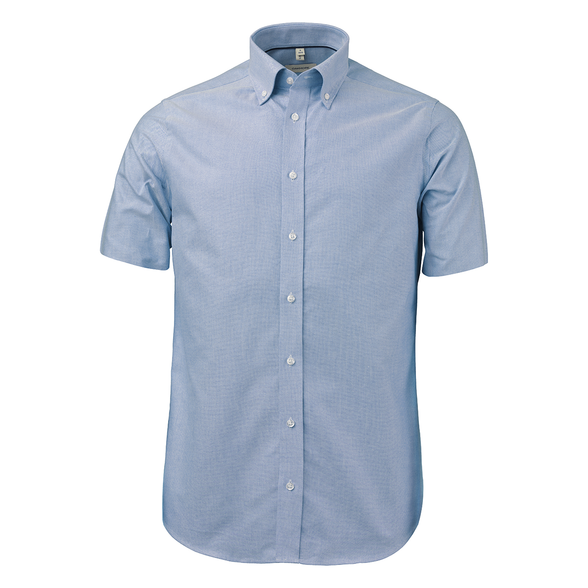 OM05 SS Light blue stretch oxford