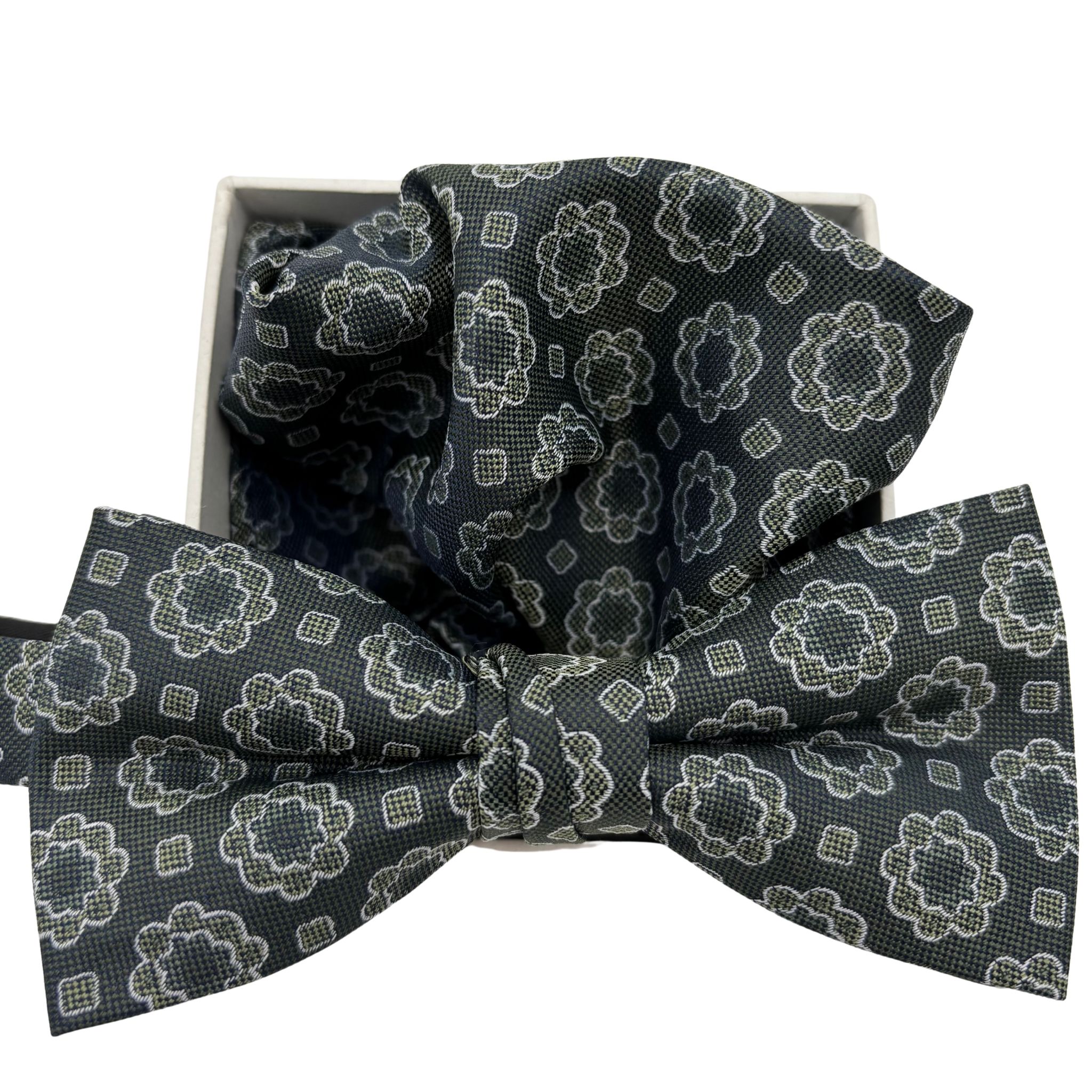 B0006 Grøn mønstret butterfly