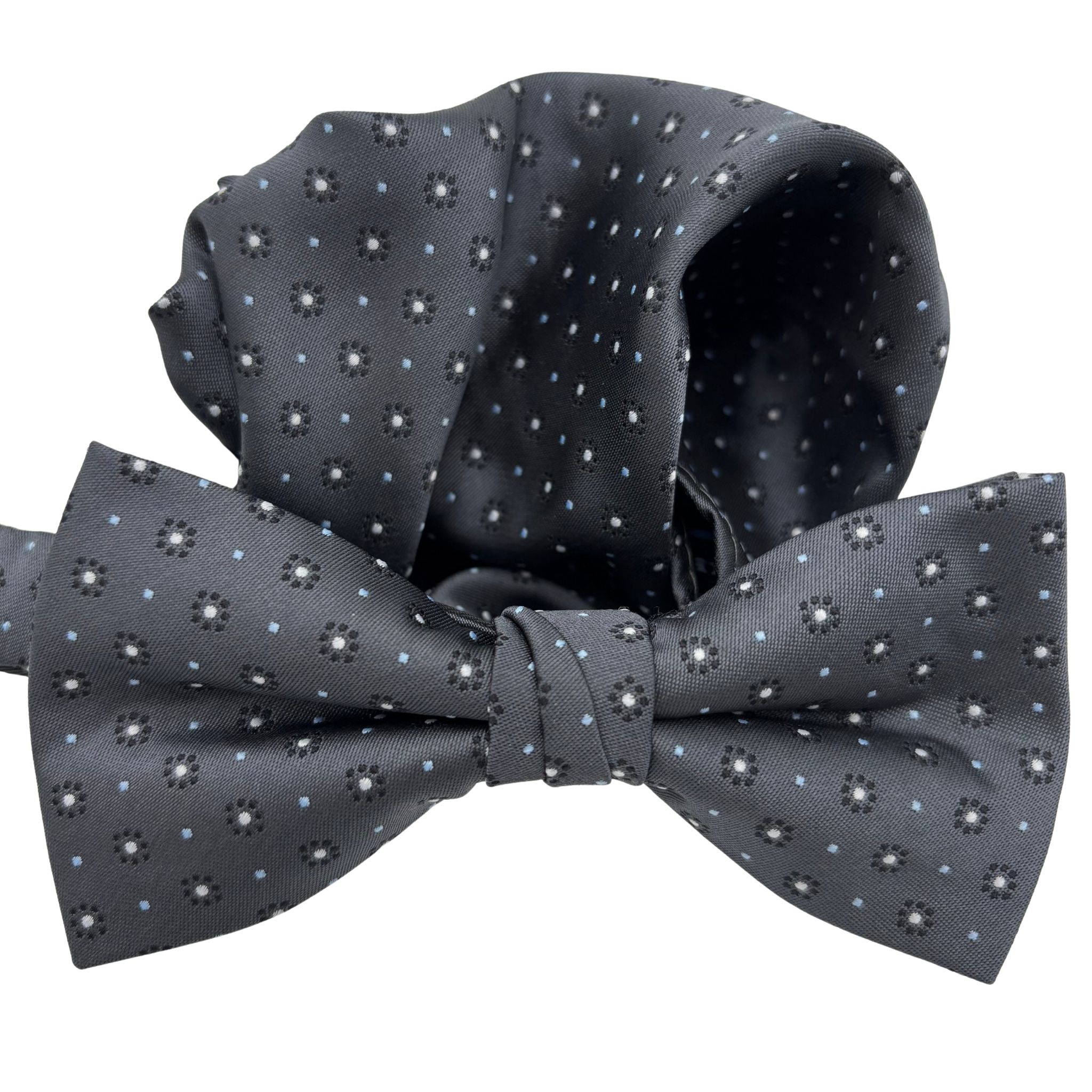 B0015 Grå prikket butterfly