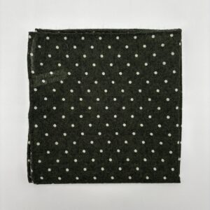 H0007 Grøn prikket pynteklud