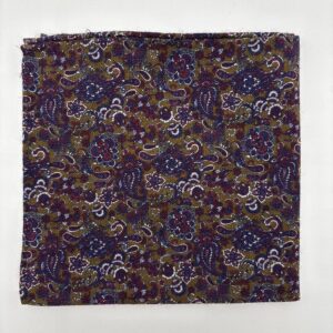 H0012 Olive/Navy paisley pynteklud