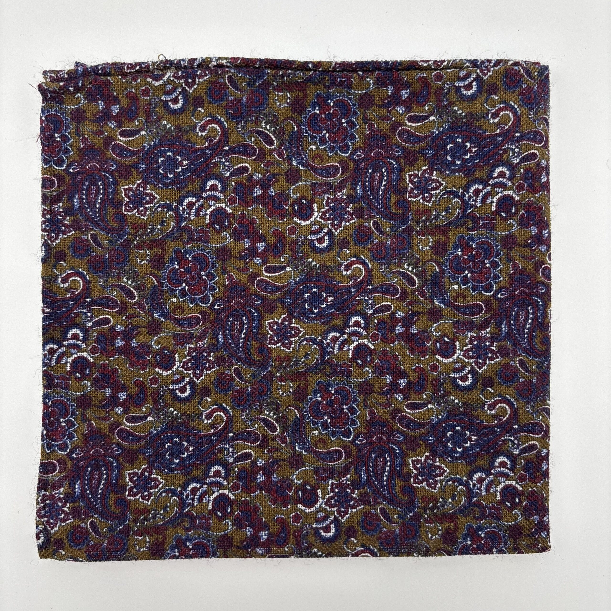 H0012 Olive/Navy paisley pynteklud
