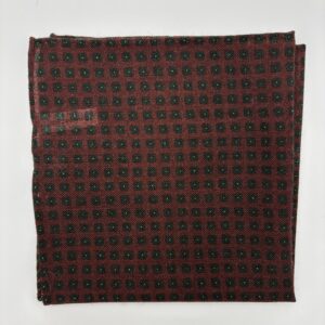 H0014 Vin/Navy mønstret pynteklud