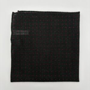 H0016 Sort/Grå prikket pynteklud
