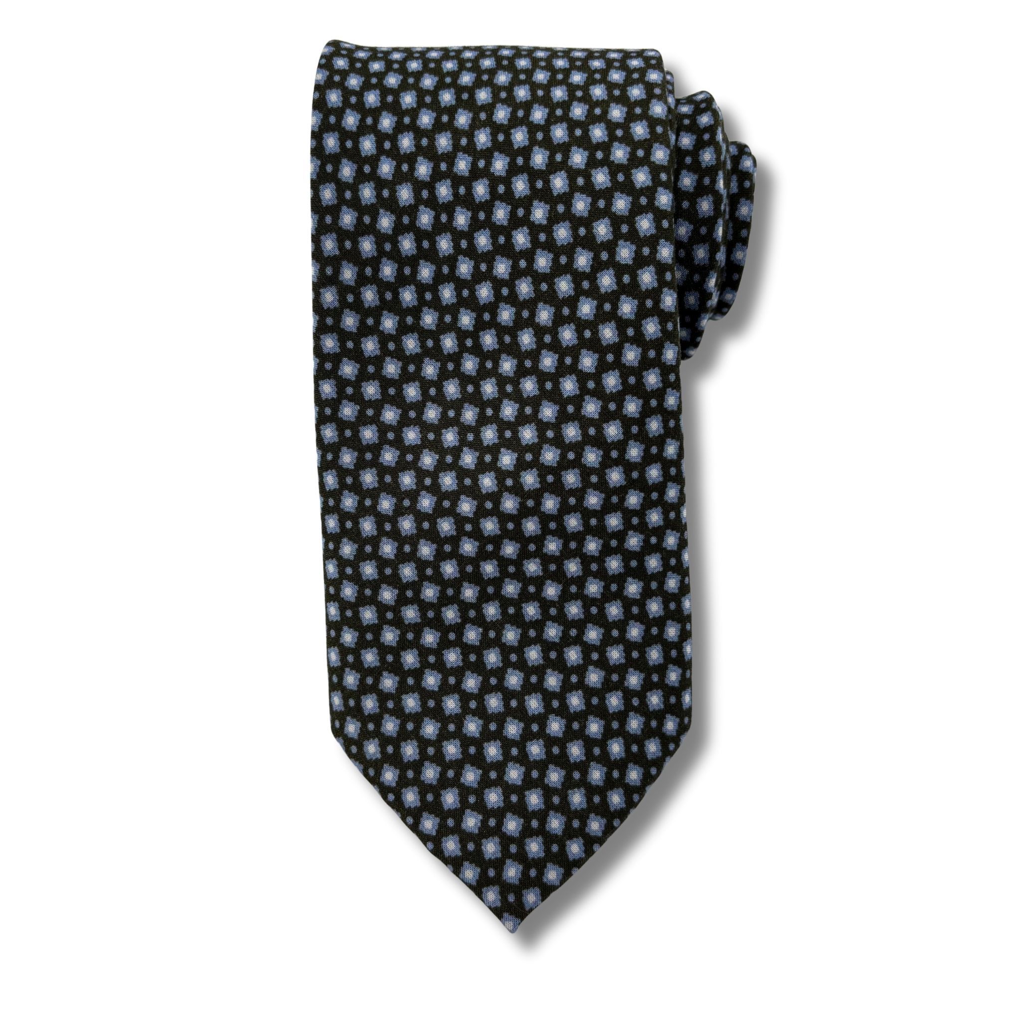 M0024 Grøn Mønstret slips