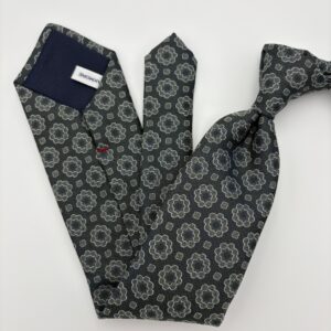 P0009 Grøn blomstret slips