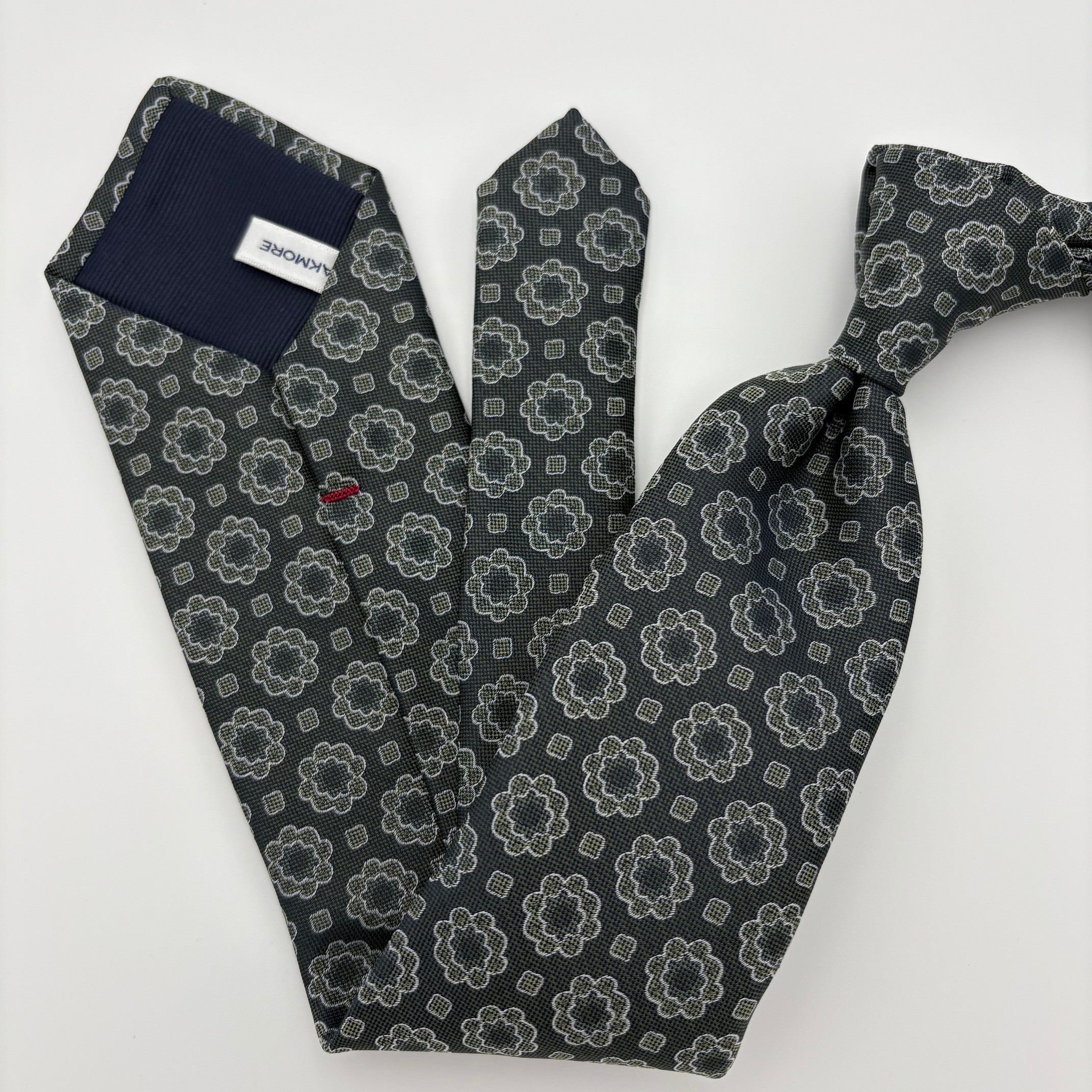 P0009 Grøn blomstret slips