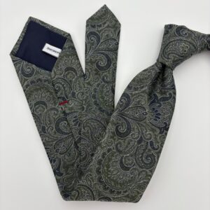 P0014 Grøn paisley slips