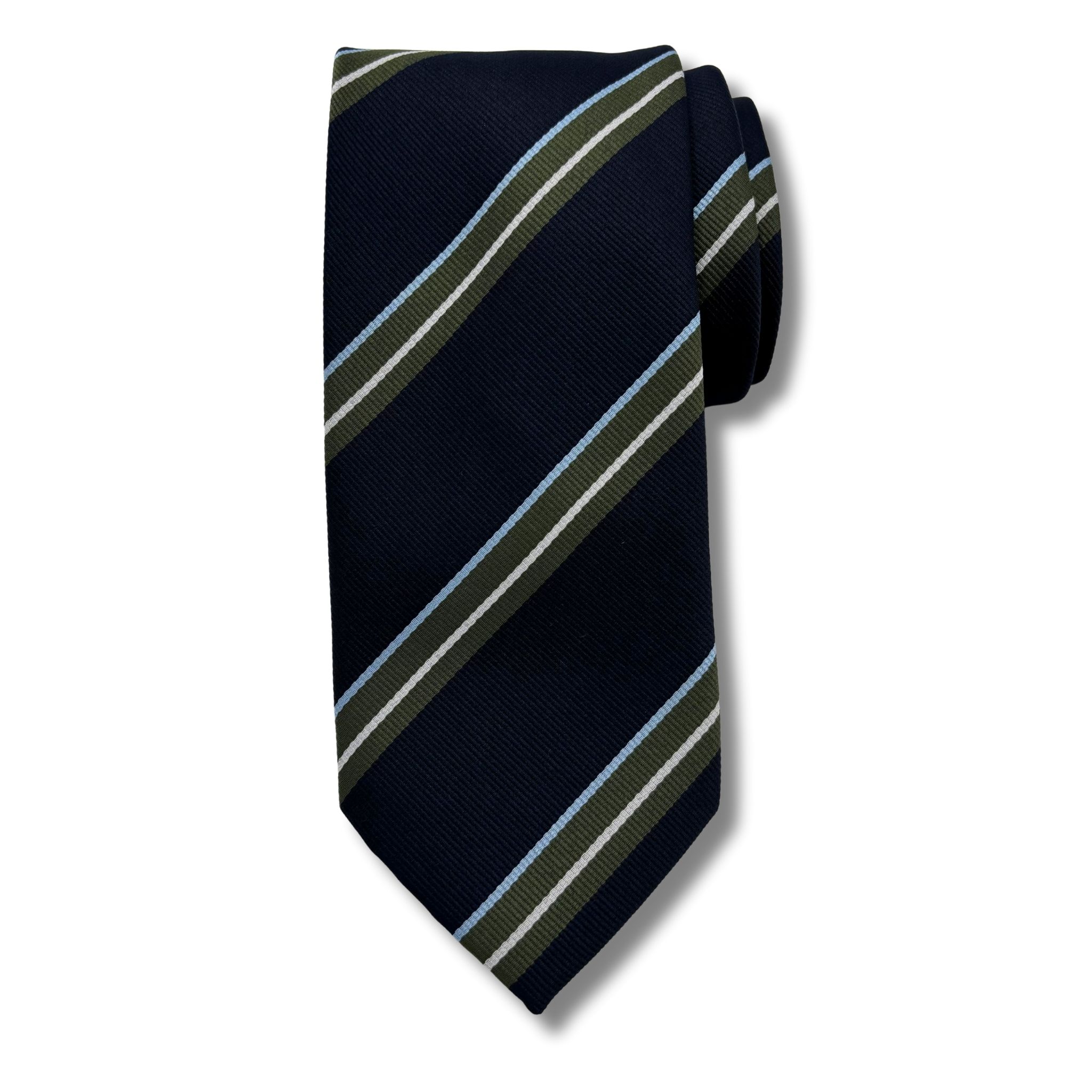 S0019 Mocca/Navy stribet slips