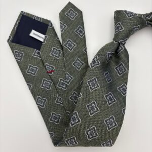 P0023 Grøn Mønstret slips