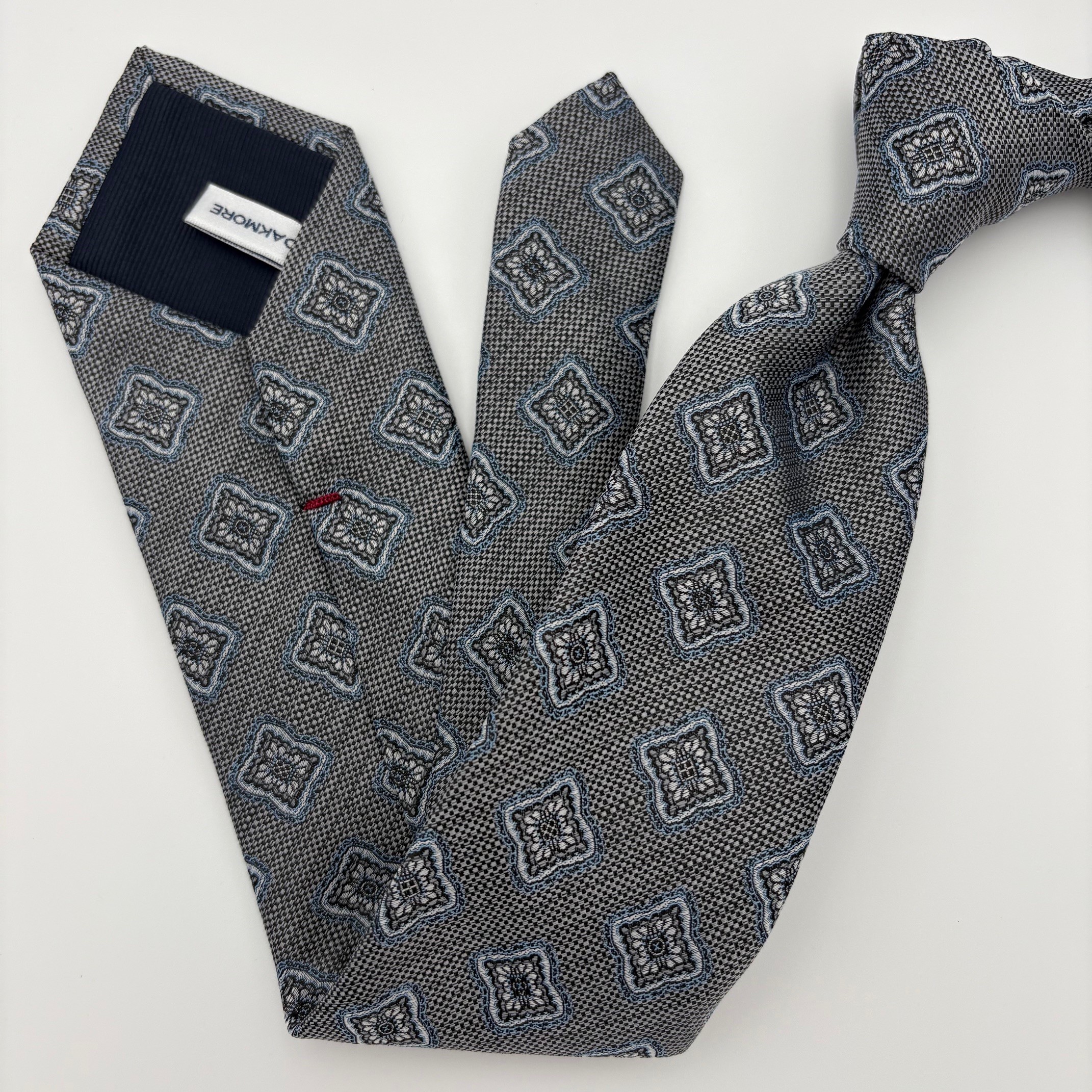 P0024 Grå Mønstret slips