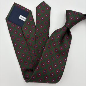 S0002 Grøn Mønstret slips