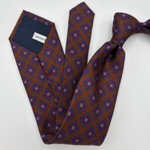 S0006 Rust/vin Mønstret slips