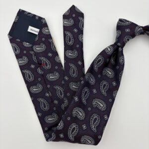 S0015 Blomme mønstret slips