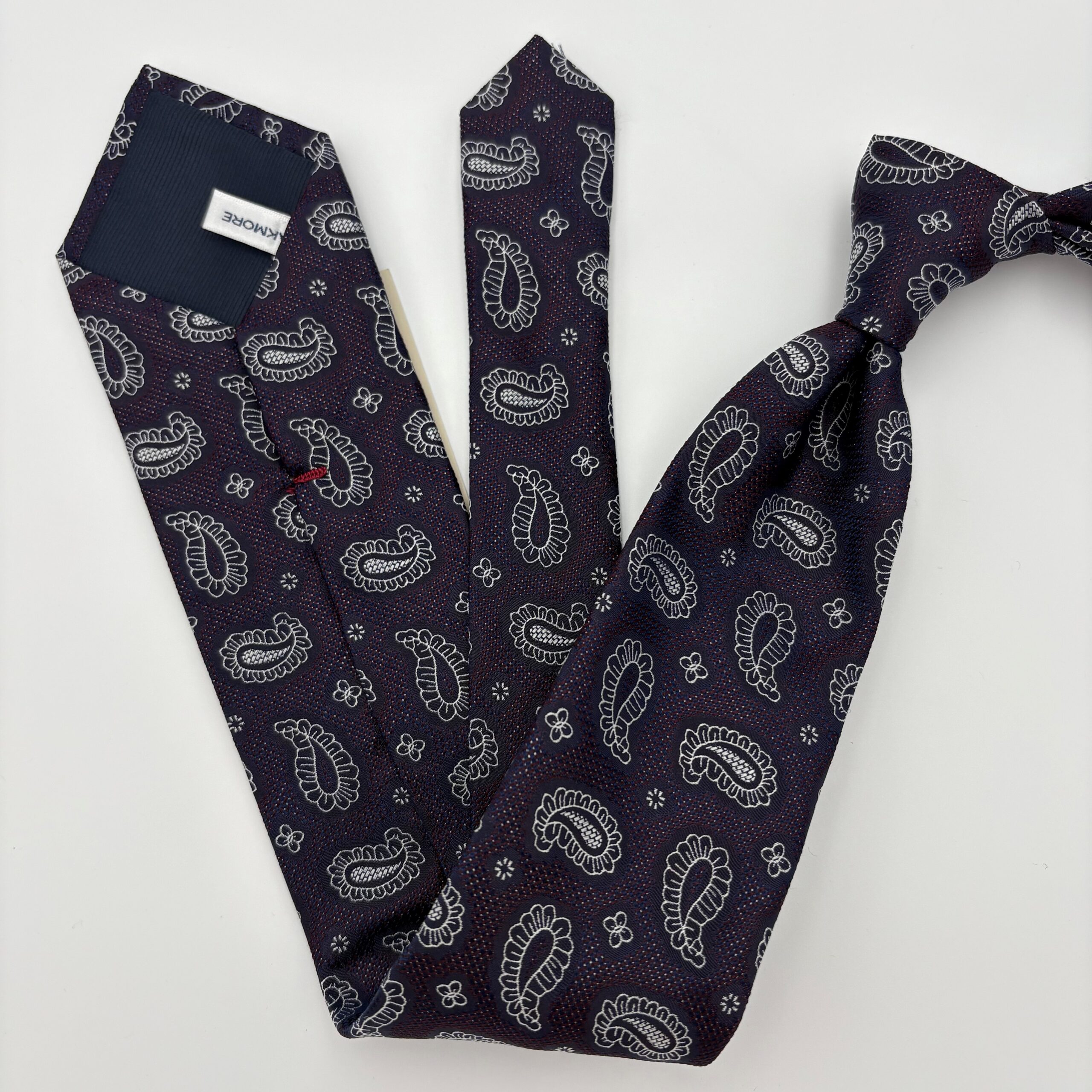 S0015 Blomme mønstret slips