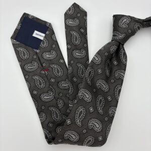 S0016 Grå mønstret slips