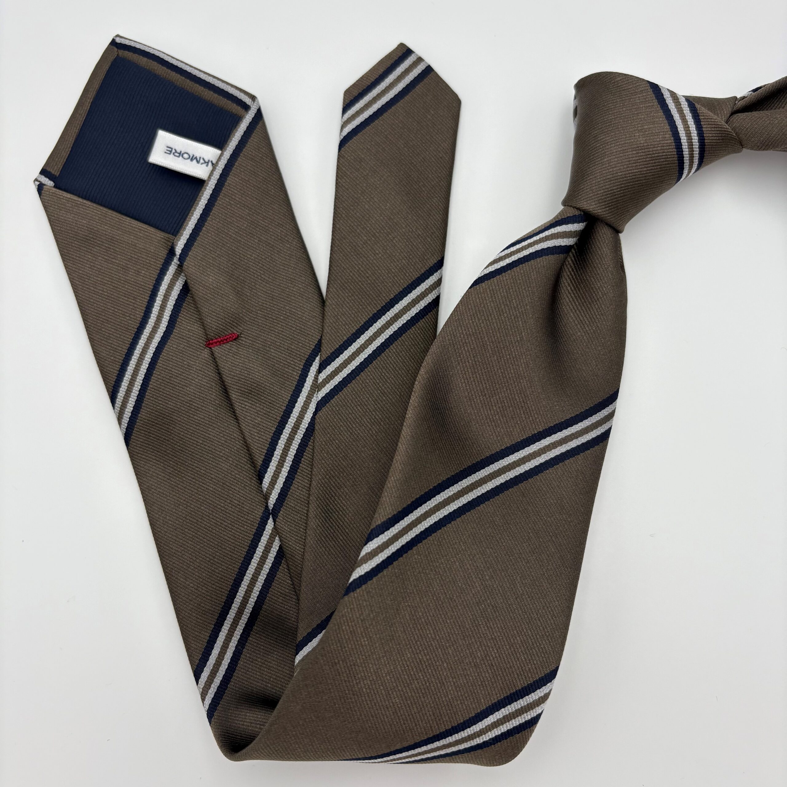 S0019 Mocca/Navy stribet slips
