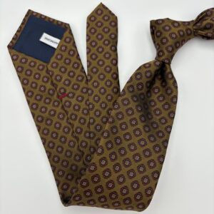 S0033 Rust/vin mønstret slips