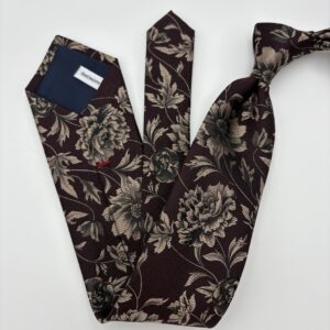 S0036 Mocca blomstret slips