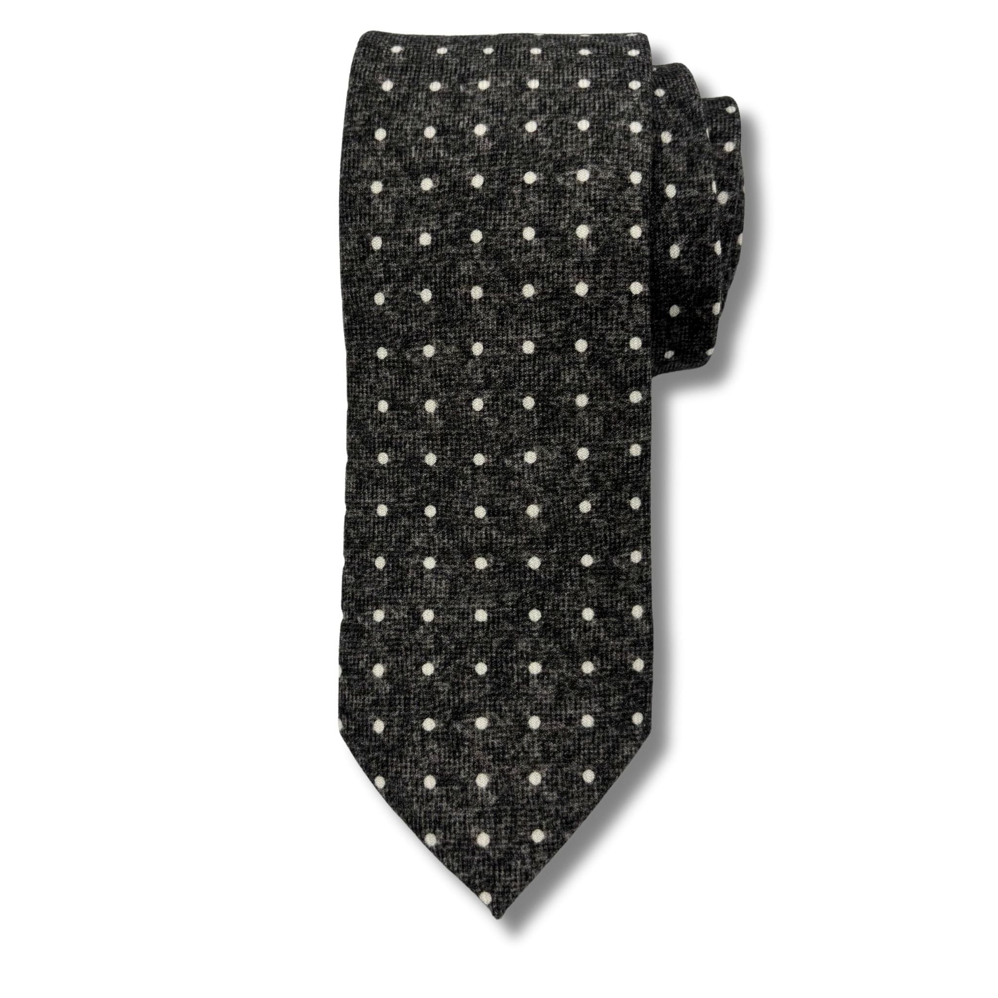 W0002 Grå prikket slips