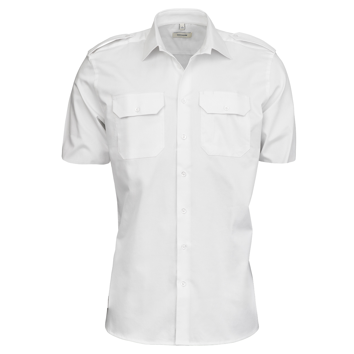 OM12 SS White Uniform Stretch