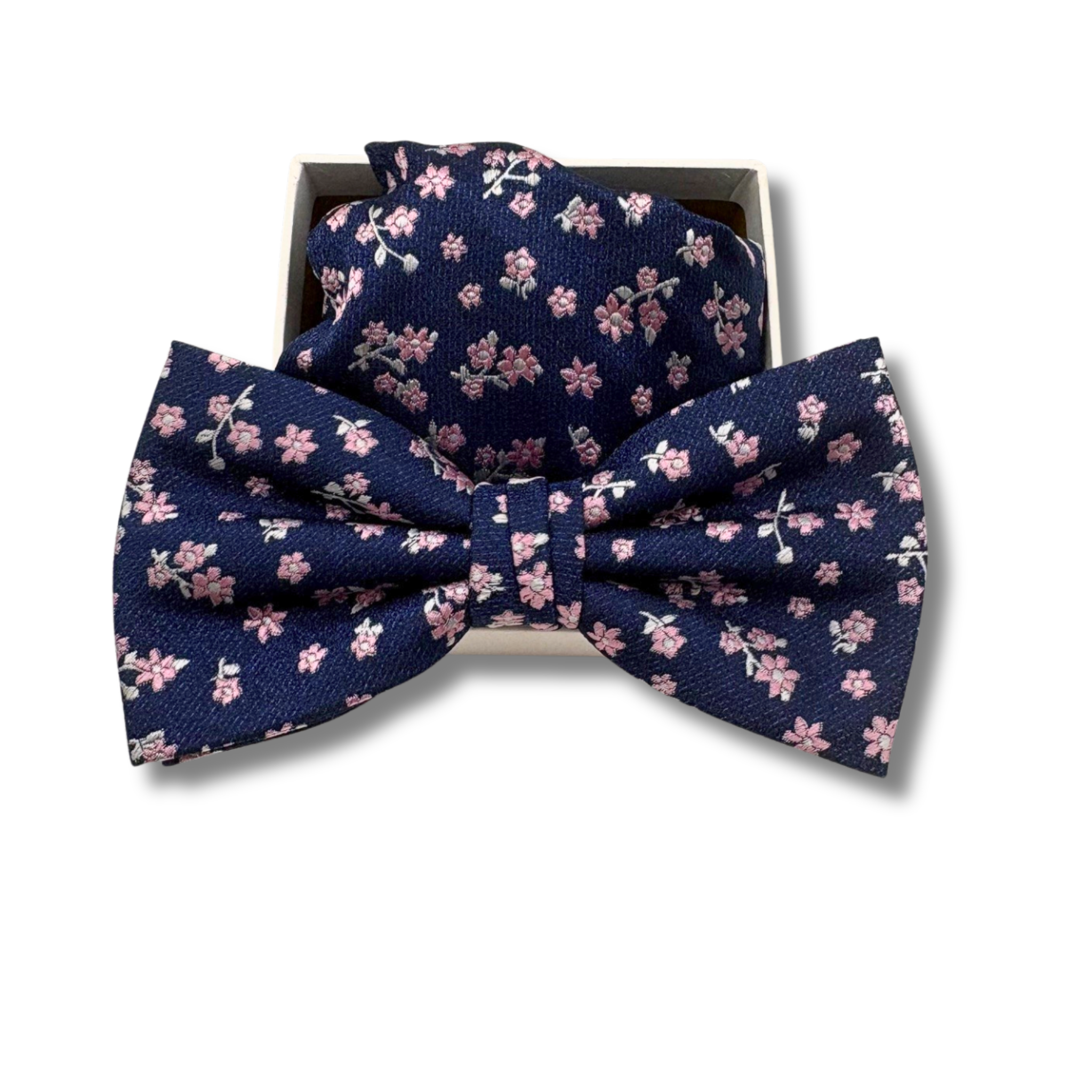 B0028 Blå Blomstret Butterfly