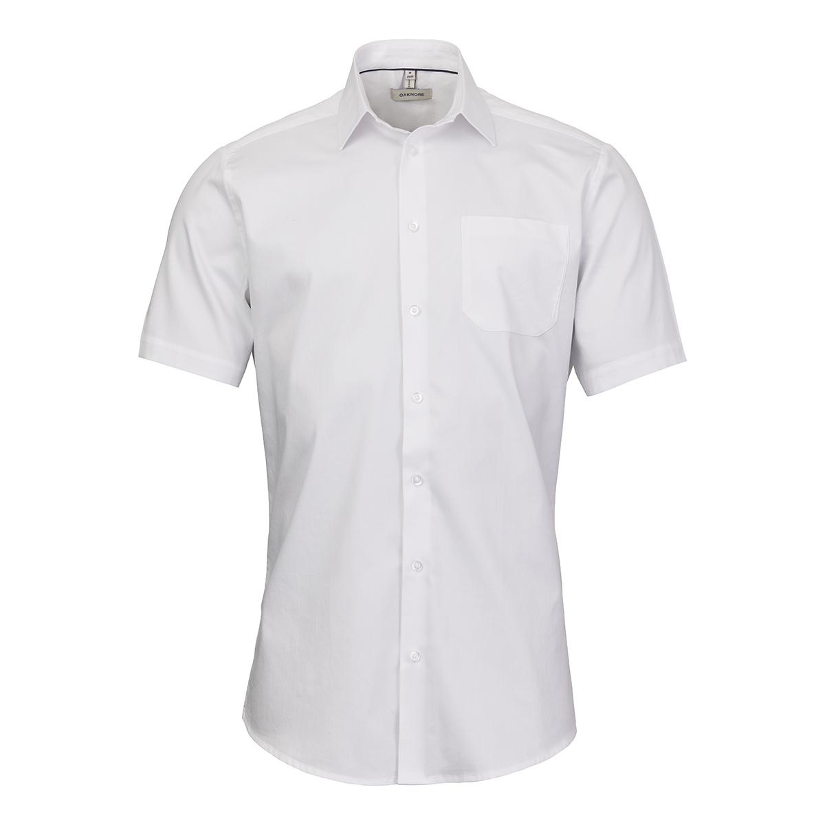 OM13 SS White Pocket Stretch