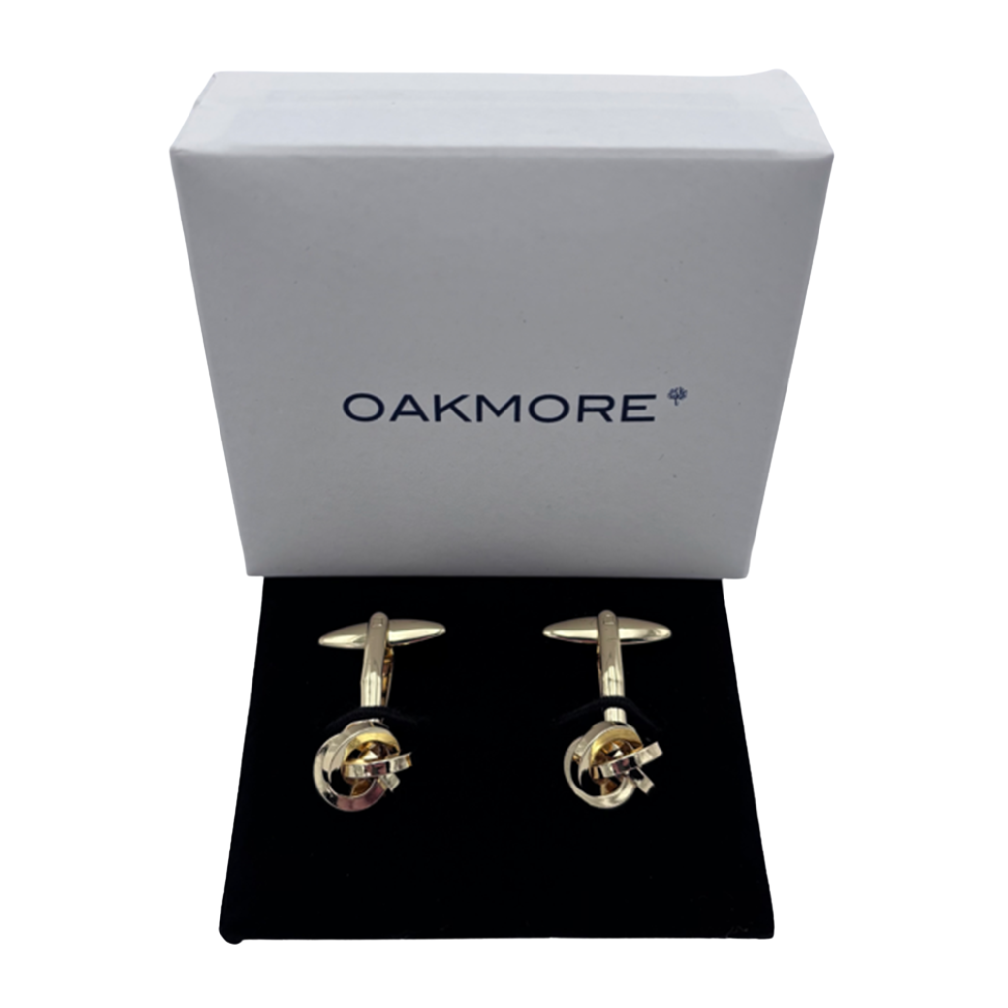 OMA016 Guld Knude Manchetknapper