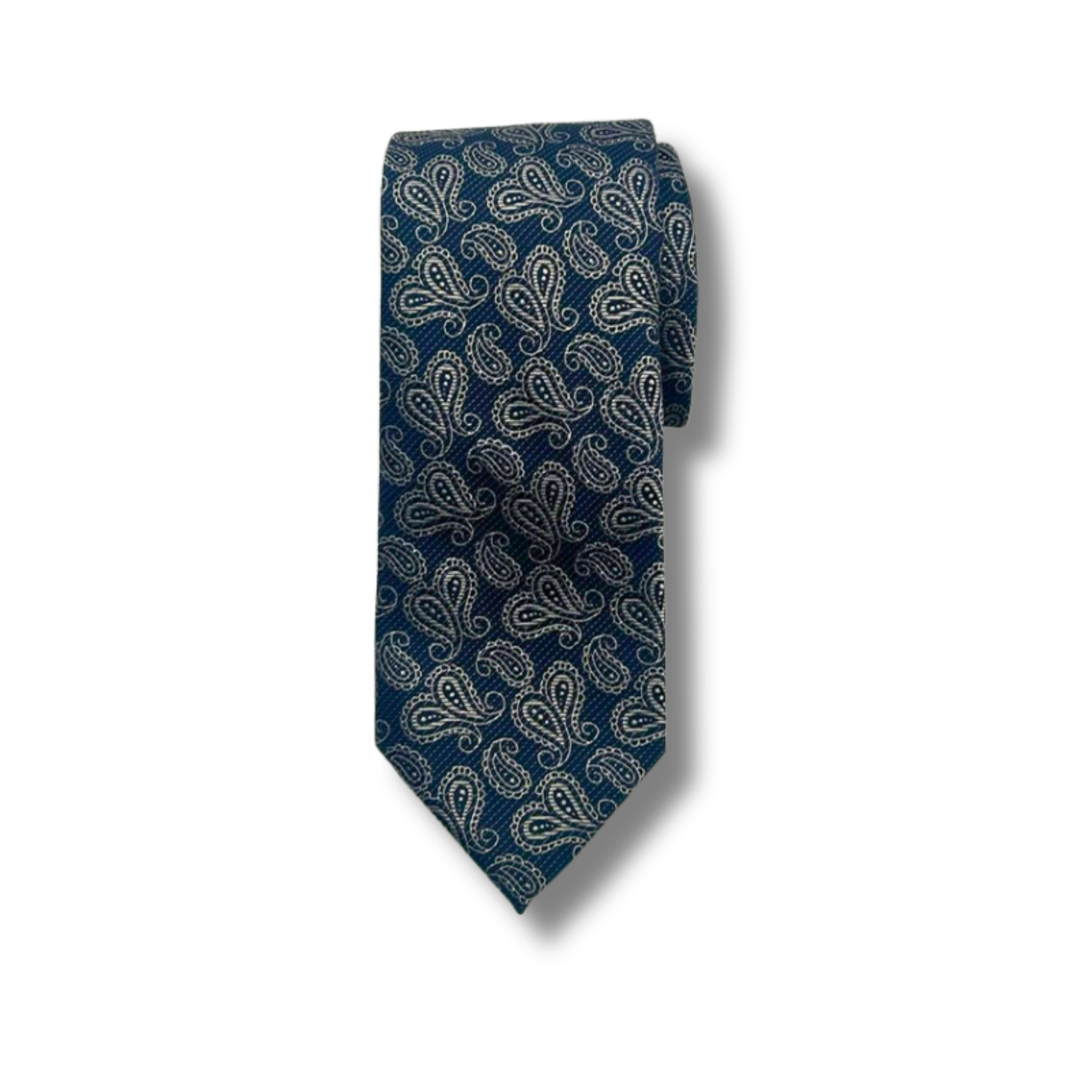 M13041-3 Navy Paisley Slips