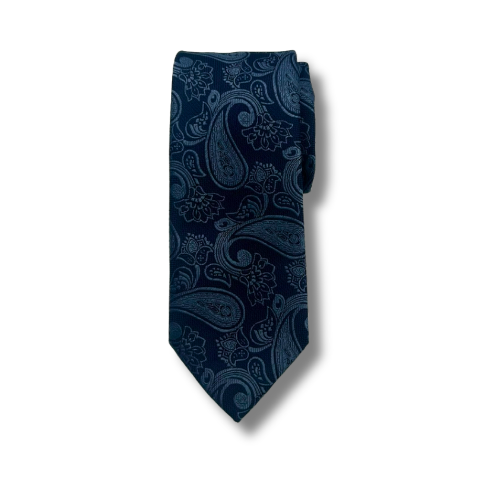 M13041-6 Navy Paisley Slips