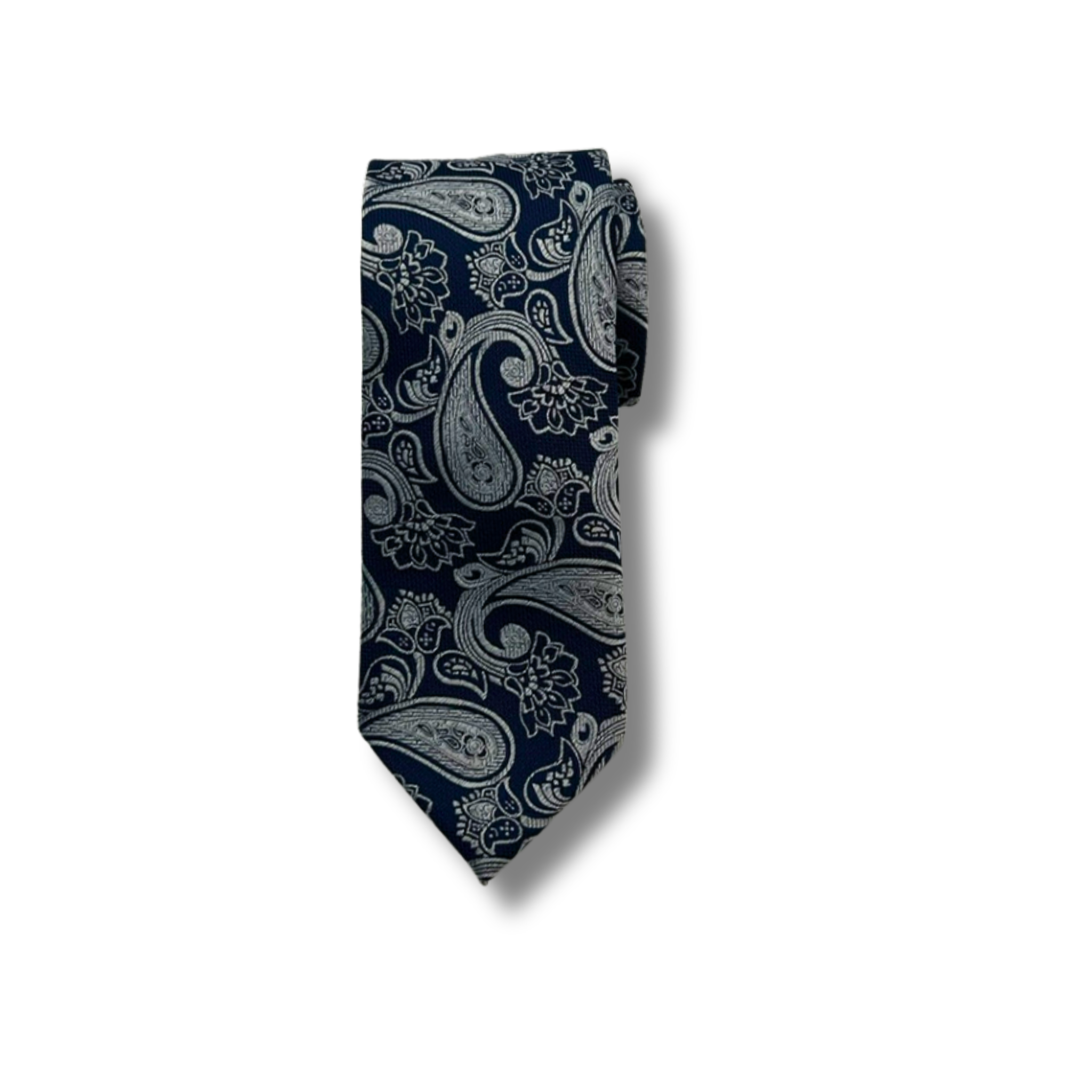 M13041-8 Blå Paisley Slips